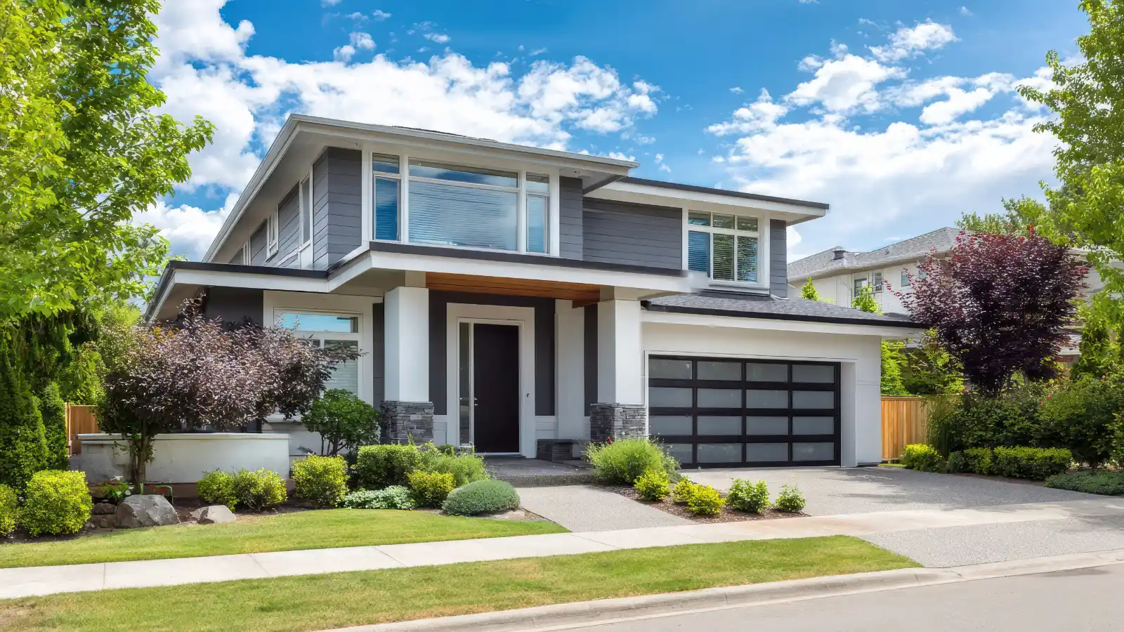 Hero Slide Featuring a Beautiful Home